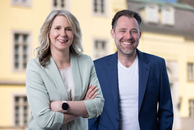 Marinesse_Team-01 Melanie Janssen & Andre Marinesse (v.l.)